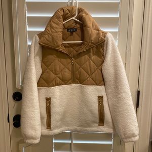 Jcrew Quilted Pullover